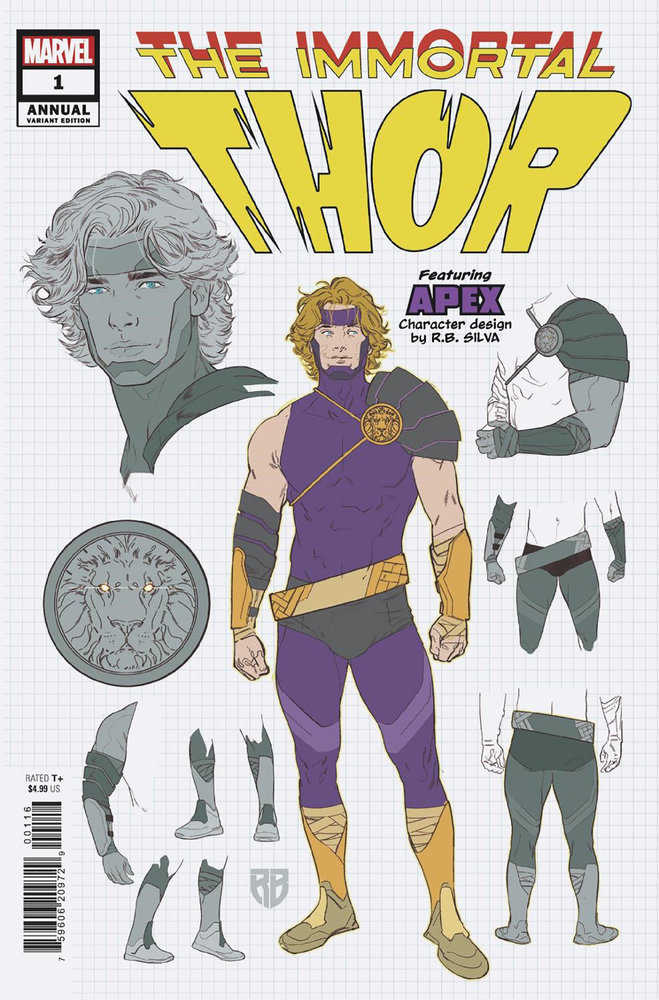 Stock photo of Immortal Thor Annual #1 R.B. Silva 1:10 Design Variant [IW] Marvel Comics Comics sold by Stronghold Collectibles of Acadiana, Lafayette, LA