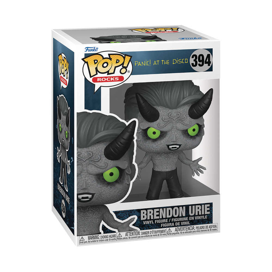 Stock Photo of Pop Rocks Panic At The Disco Brendon Urie Demon Vinyl Figure FUNKO Toys and Models sold by Stronghold Collectibles of Acadiana, Lafayette, Louisiana