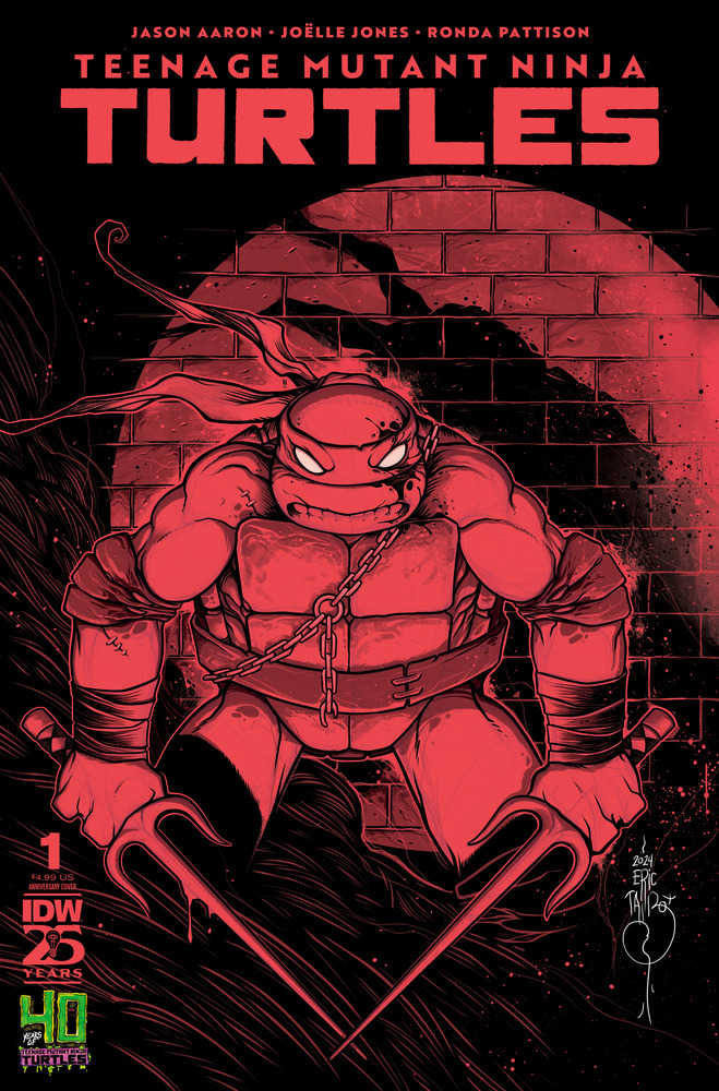Stock Photo of Teenage Mutant Ninja Turtles 2024 #1 40th Anniv Talbot Variant IDW Publishing Comics sold by Stronghold Collectibles of Acadiana, Lafayette, Louisiana