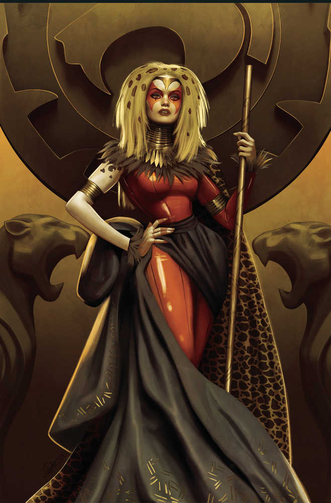 Stock photo of Thundercats Cheetara #1 CVR P 1:20 Variant Edition Puebla Foil Virgin Dynamite Entertainment Comics sold by Stronghold Collectibles of Acadiana, Lafayette, Louisiana