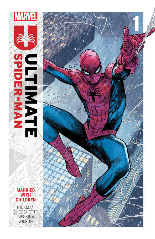 Stock Photo of Ultimate Spider-Man By Hickman TPB Volume 01 Married W Children Marvel Comics Graphic Novels sold by Stronghold Collectibles of Acadiana Lafayette, LA