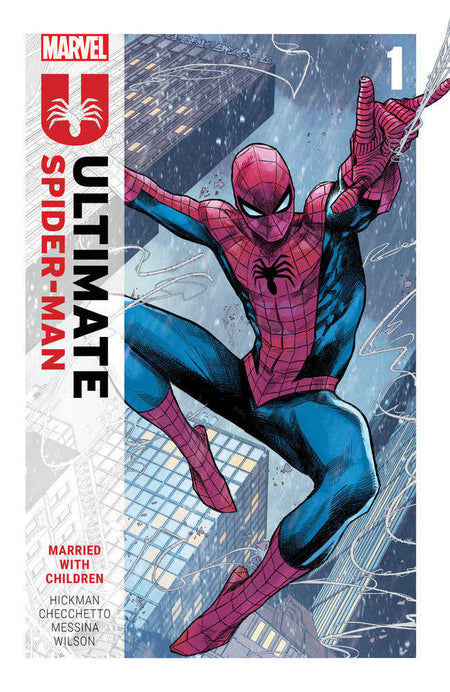 Stock Photo of Ultimate Spider-Man By Hickman TPB Volume 01 Married W Children Marvel Comics Graphic Novels sold by Stronghold Collectibles of Acadiana Lafayette, LA