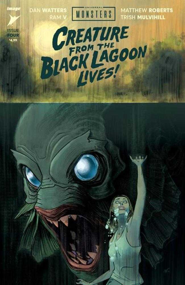 Stock Photo of Universal Monsters Creature From The Black Lagoon Lives! #4 (Of 4) CVR A Matthew Roberts Image Comics Comics sold by Stronghold Collectibles of Acadiana, Lafayette, Louisiana