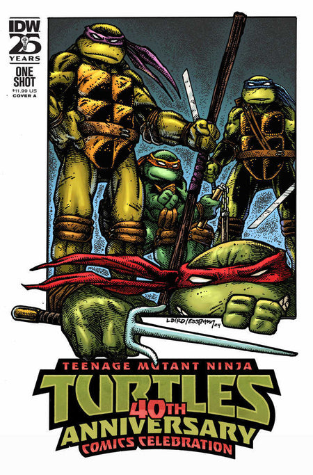 Stock photo of Teenage Mutant Ninja Turtles: 40th Ann Comics Celebration CVR A Laird & Eastman IDW Publishing Comics sold by Stronghold Collectibles of Acadiana, Lafayette, Louisiana