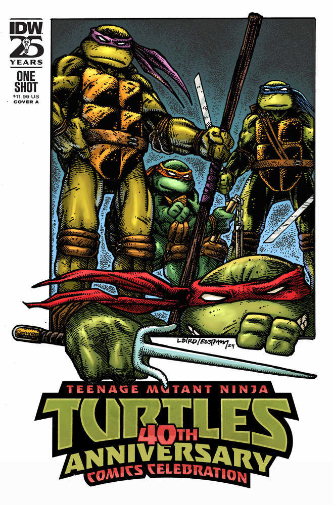 Stock photo of Teenage Mutant Ninja Turtles: 40th Ann Comics Celebration CVR A Laird & Eastman IDW Publishing Comics sold by Stronghold Collectibles of Acadiana, Lafayette, Louisiana