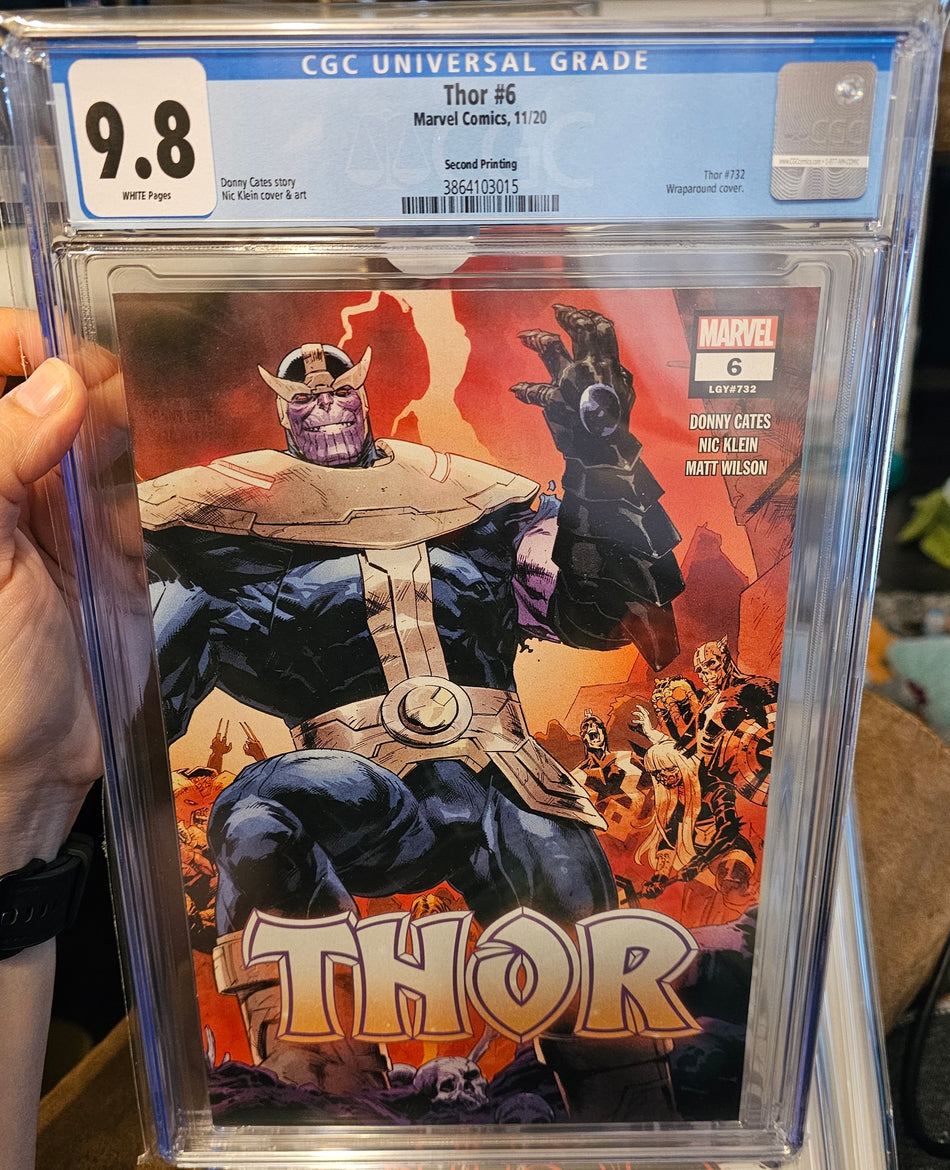 Thor #6 2nd Second Print Variant CGC 9.8