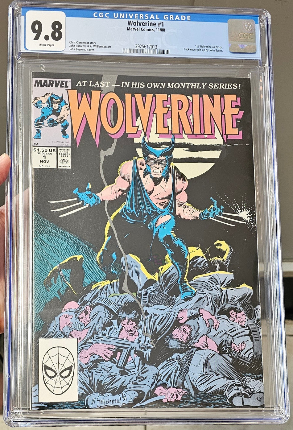 Wolverine #1 CGC 9.8 (1st Wolverine as Patch)