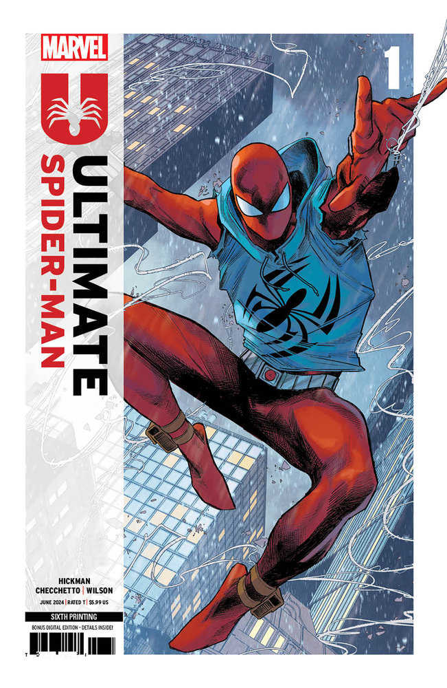 Stock Photo of Ultimate Spider-Man #1 Marco Checchetto 6th Printing Variant Marvel Comics Comics sold by Stronghold Collectibles of Acadiana Lafayette Louisiana