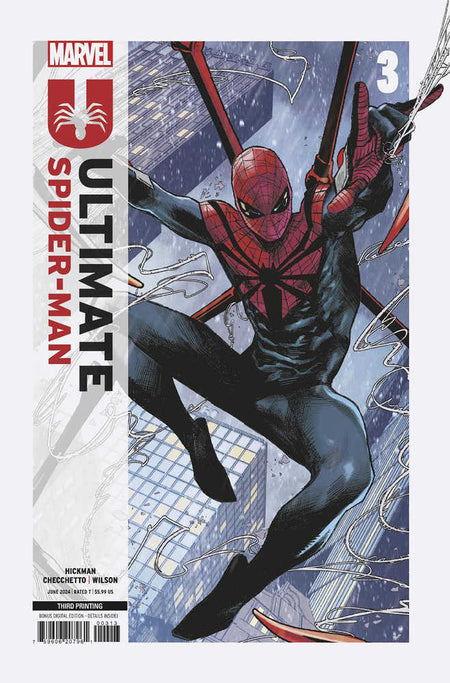 Stock photo of Ultimate Spider-Man #3 Marco Checchetto 3rd Printing Variant Marvel Comics Comics sold by Stronghold Collectibles of Acadiana, Lafayette, LA