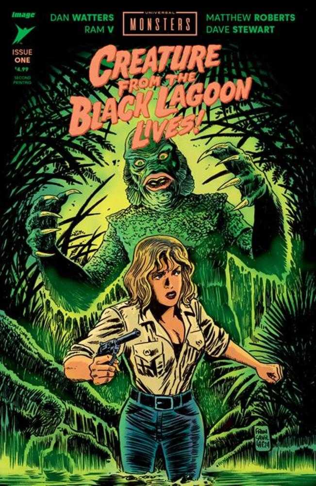 Stock Photo of Universal Monsters The Creature From The Black Lagoon Lives #1 2nd Print Image Comics Comics sold by Stronghold Collectibles of Acadiana Lafayette Louisiana