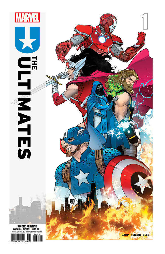 Stock Photo of Ultimates #1 R.B. Silva 2nd Print Variant Marvel Comics Comics sold by Stronghold Collectibles of Acadiana, Lafayette, Louisiana