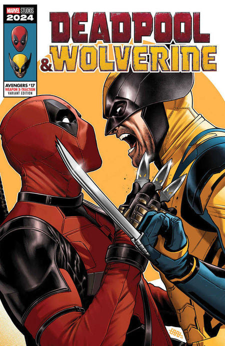 Stock photo of Avengers #17 Cafu Deadpool & Wolverine Weapon X-Traction Variant [DPWX] Marvel Comics Comics sold by Stronghold Collectibles of Acadiana Lafayette, Louisiana