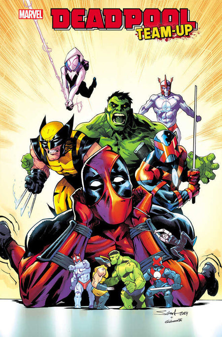 Stock photo of Deadpool Team-Up #1 Jonas Scharf 1:25 Variant Marvel Comics Comics sold by Stronghold Collectibles of Acadiana Lafayette, Louisiana