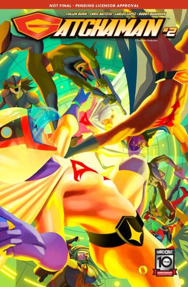 Stock photo of Gatchaman #2 Cover A Inaki Miranda Mad Cave Studios Comics sold by Stronghold Collectibles of Acadiana Lafayette, Louisiana