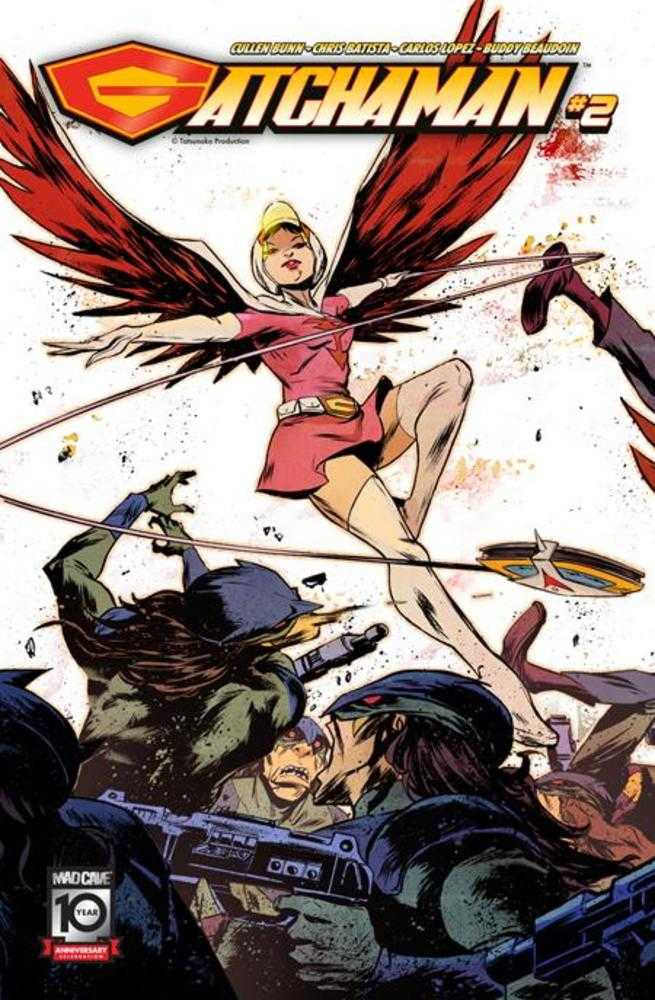 Stock photo of Gatchaman #2 Cover B Sanford Greene Connecting Variant Mad Cave Studios Comics sold by Stronghold Collectibles of Acadiana Lafayette, Louisiana