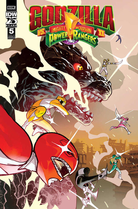 Stock Photo of Godzilla vs MMPR II #5 CVR A Rivas IDW Publishing Comics sold by Stronghold Collectibles of Acadiana Lafayette, LA
