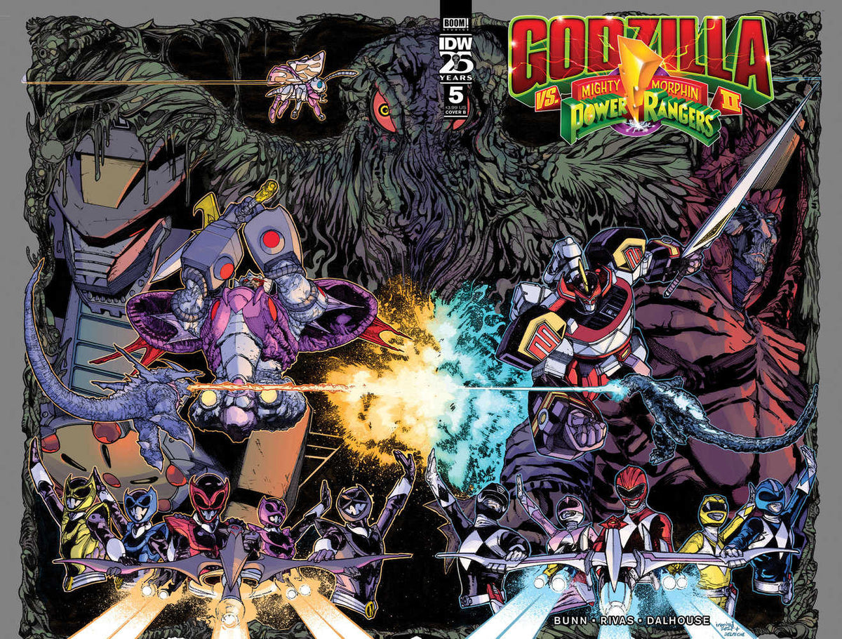 Stock Photo of Godzilla vs MMPR II #5 CVR B Sanchez IDW Publishing Comics sold by Stronghold Collectibles of Acadiana Lafayette, LA