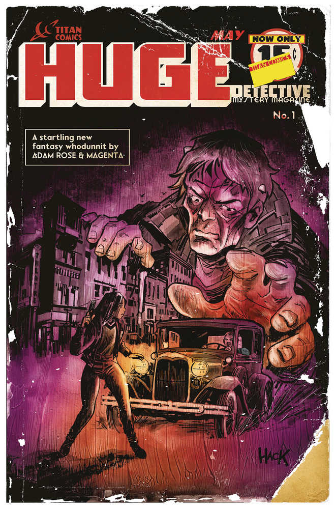 Stock photo of Huge Detective #1 (Of 5) CVR D Hack (Mature) Titan Comics Comics sold by Stronghold Collectibles of Acadiana Lafayette, Louisiana