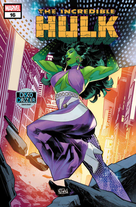 Stock Photo of Incredible Hulk #16 Edwin Galmon Disco Dazzler Variant Marvel Comics Comics sold by Stronghold Collectibles of Acadiana Lafayette, LA