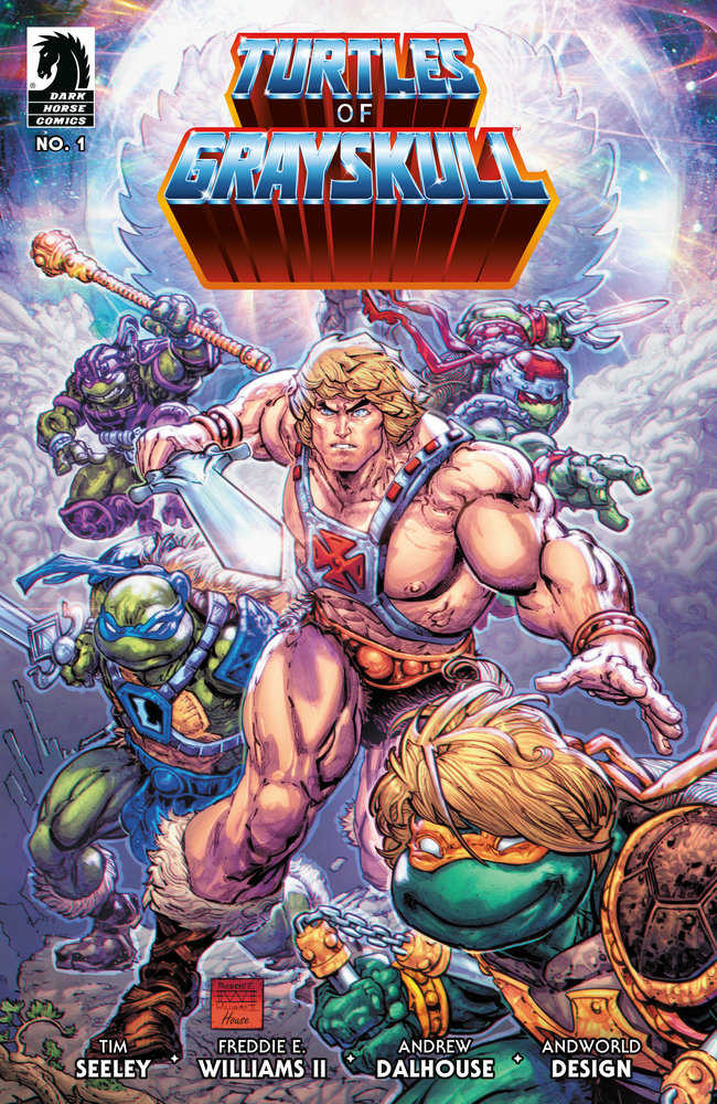 Stock Photo of Masters Of The Universe/Teenage Mutant Ninja Turtles: Turtles Of Grayskull #1 CVR A Freddie Williams II Dark Horse Comics sold by Stronghold Collectibles of Acadiana Lafayette, LA