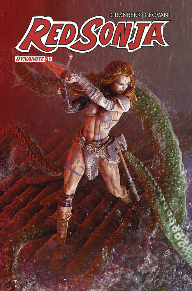 Stock Photo of Red Sonja 2023 #13 CVR B Barends Dynamite Entertainment Comics sold by Stronghold Collectibles of Acadiana Lafayette, LA