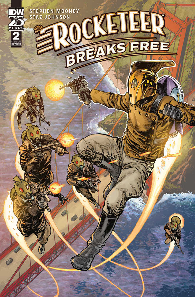 Stock photo of Rocketeer: Breaks Free #2 Variant B Johnson IDW Publishing Comics sold by Stronghold Collectibles of Acadiana Lafayette, Louisiana