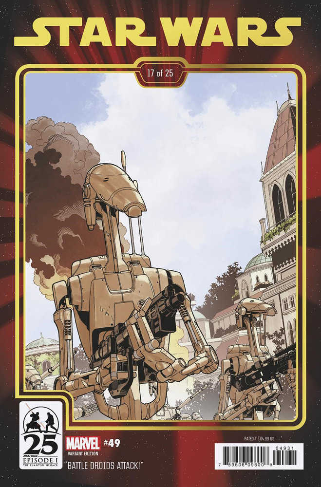 Stock photo of Star Wars #49 Chris Sprouse The Phantom Menace 25th Anniversary Variant Marvel Comics Comics sold by Stronghold Collectibles of Acadiana Lafayette, Louisiana