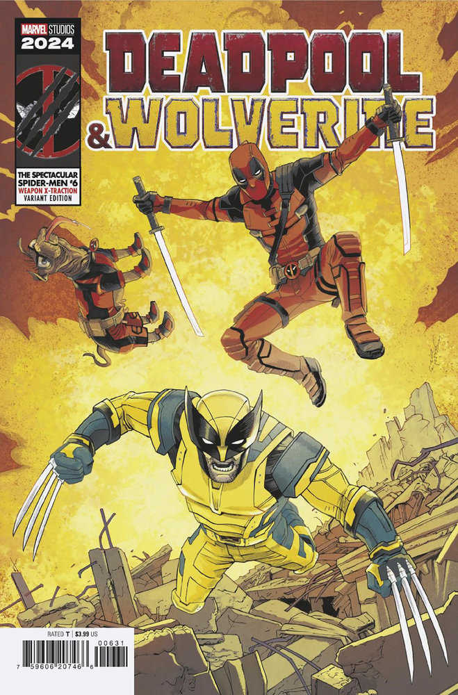 Stock photo of Spectacular Spider-Men #6 Declan Shalvey Deadpool & Wolverine Weapon X-Traction Variant [DPWX] Marvel Comics Comics sold by Stronghold Collectibles of Acadiana Lafayette, Louisiana