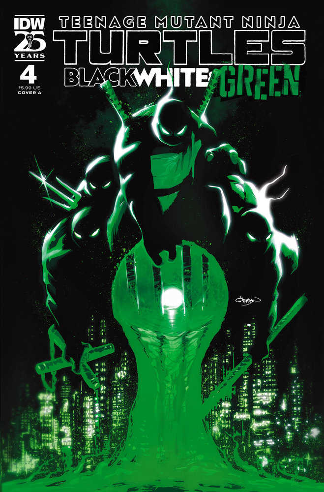 Stock photo of Teenage Mutant Ninja Turtles: Black, White, And Green #4 CVR A Gleason IDW Publishing Comics sold by Stronghold Collectibles of Acadiana Lafayette, Louisiana