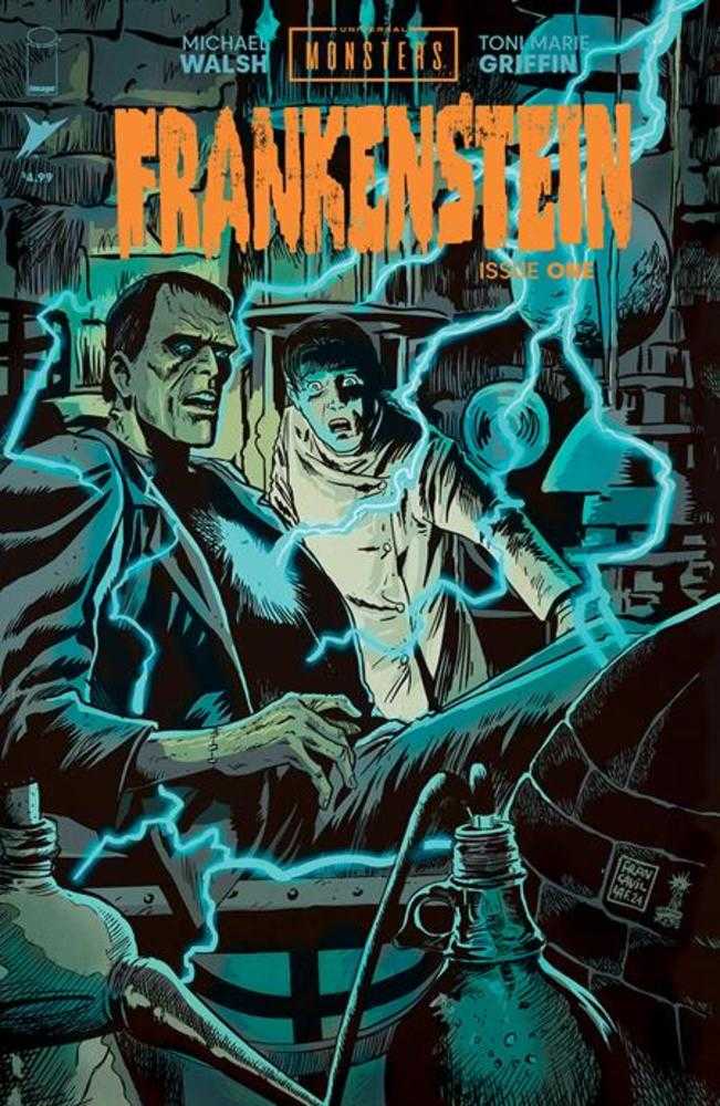 Stock photo of Universal Monsters Frankenstein #1 (Of 4) CVR C 1:10 Francesco Francavilla Connecting Variant Image Comics Comics sold by Stronghold Collectibles of Acadiana Lafayette, Louisiana