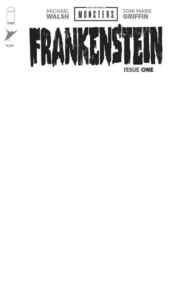 Stock photo of Universal Monsters Frankenstein #1 (Of 4) CVR H Blank Sketch Variant Image Comics Comics sold by Stronghold Collectibles of Acadiana Lafayette, Louisiana