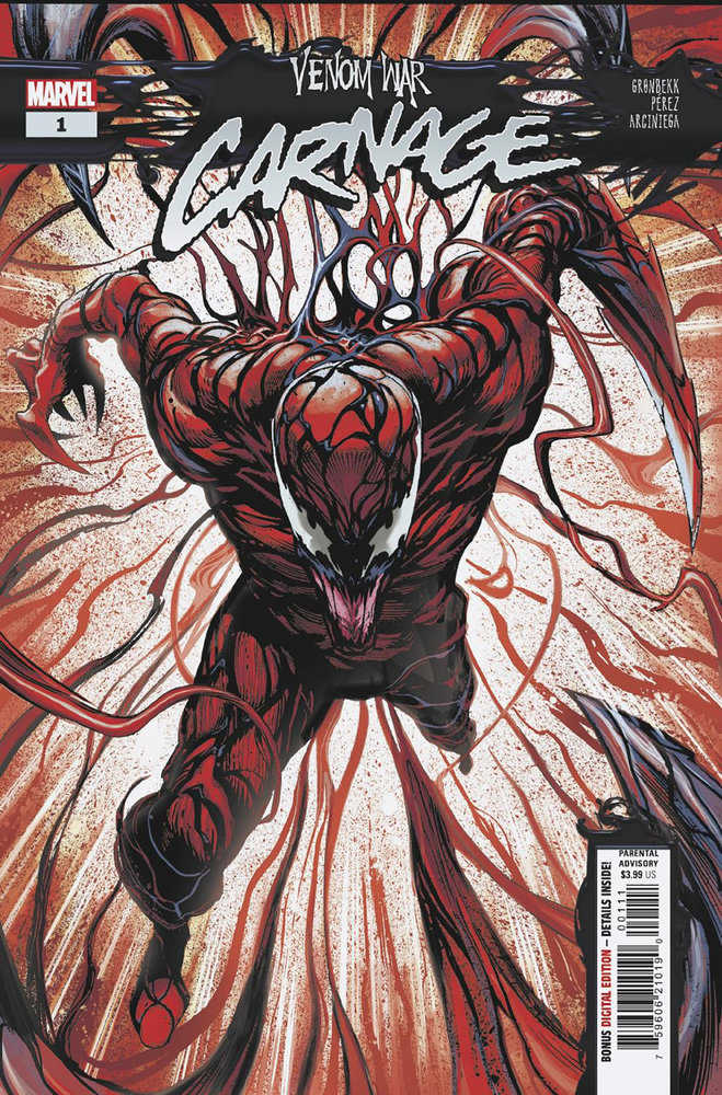 Stock photo of Venom War: Carnage #1 [VW] Marvel Comics Comics sold by Stronghold Collectibles of Acadiana Lafayette, Louisiana