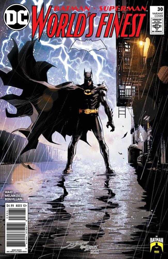 Stock photo of Batman Superman Worlds Finest #30 CVR D Jorge Jimenez Batman 85th Anniversary Card Stock Variant DC Comics Comics sold by Stronghold Collectibles of Acadiana Lafayette, Louisiana