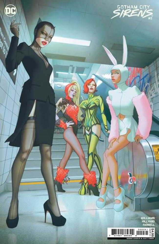 Stock Photo of Gotham City Sirens #2 (Of 4) CVR B W Scott Forbes Card Stock Variant DC Comics Comics sold by Stronghold Collectibles of Acadiana Lafayette, Louisiana