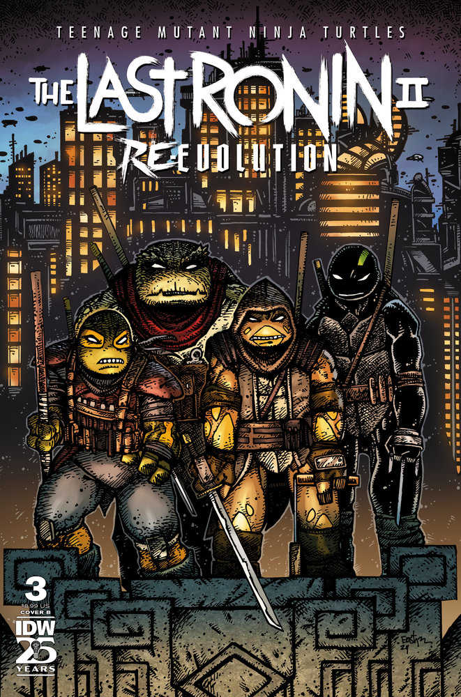 Stock Photo of Teenage Mutant Ninja Turtles The Last Ronin II Re Evolution #3 CVR B Eastman (Mature) IDW Publishing Comics sold by Stronghold Collectibles of Acadiana Lafayette, LA