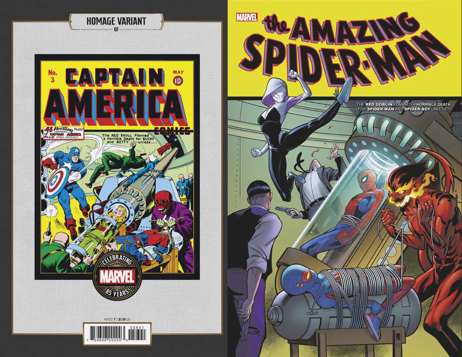 Stock photo of Amazing Spider-Man #56 Paco Medina Marvel 85th Anniversary Homage Variant Marvel Comics Comics sold by Stronghold Collectibles of Acadiana Lafayette, Louisiana