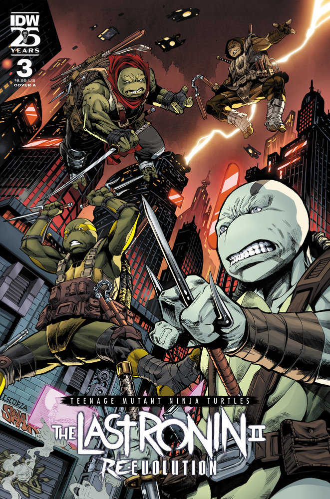 Stock Photo of Teenage Mutant Ninja Turtles The Last Ronin II Re Evolution #3 CVR A Escorzas (Mature) IDW Publishing Comics sold by Stronghold Collectibles of Acadiana Lafayette, LA
