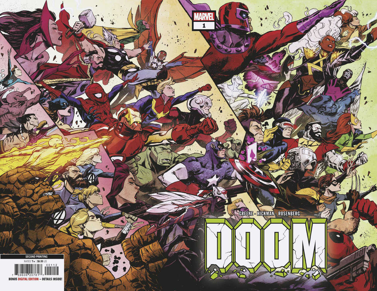Stock photo of Doom #1 Sanford Greene Wraparound 2nd Print Variant Marvel Comics Comics sold by Stronghold Collectibles of Acadiana, Lafayette, Louisiana