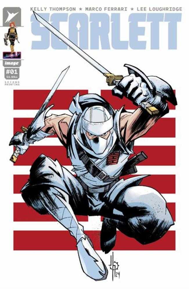 Stock photo of Scarlett #1 2nd Print CVR B Jason Howard Storm Shadow Variant Image Comics Comics sold by Stronghold Collectibles of Acadiana, Lafayette, LA