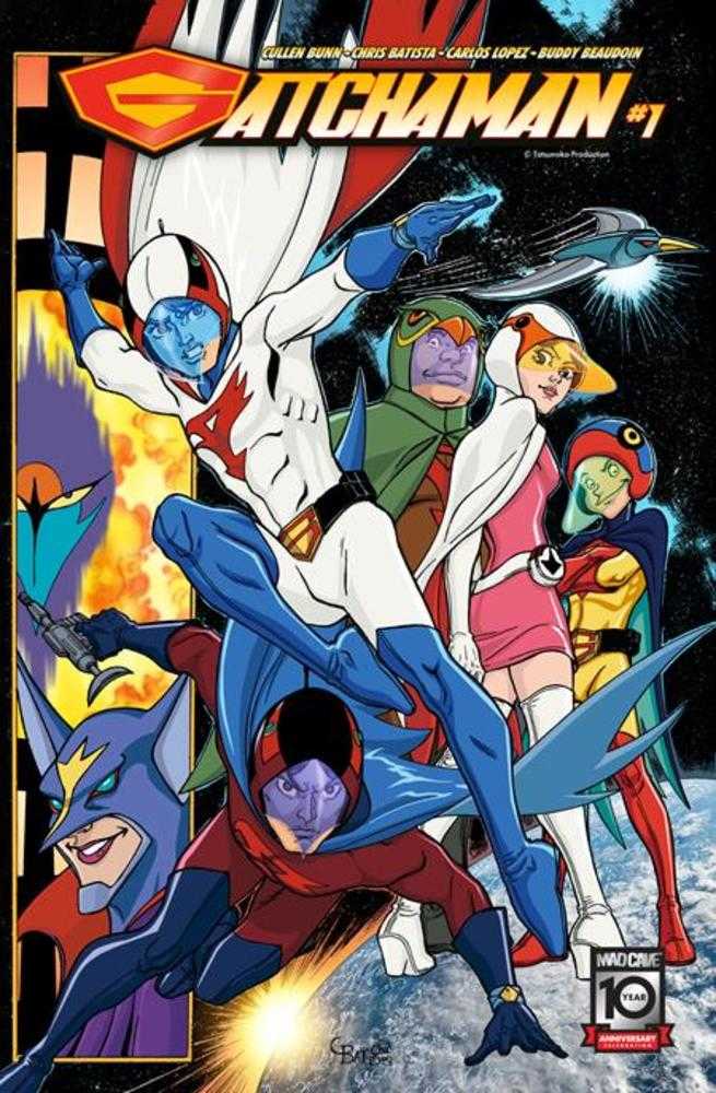 Stock photo of Gatchaman #1 2nd Print Mad Cave Studios Comics sold by Stronghold Collectibles of Acadiana Lafayette, Louisiana