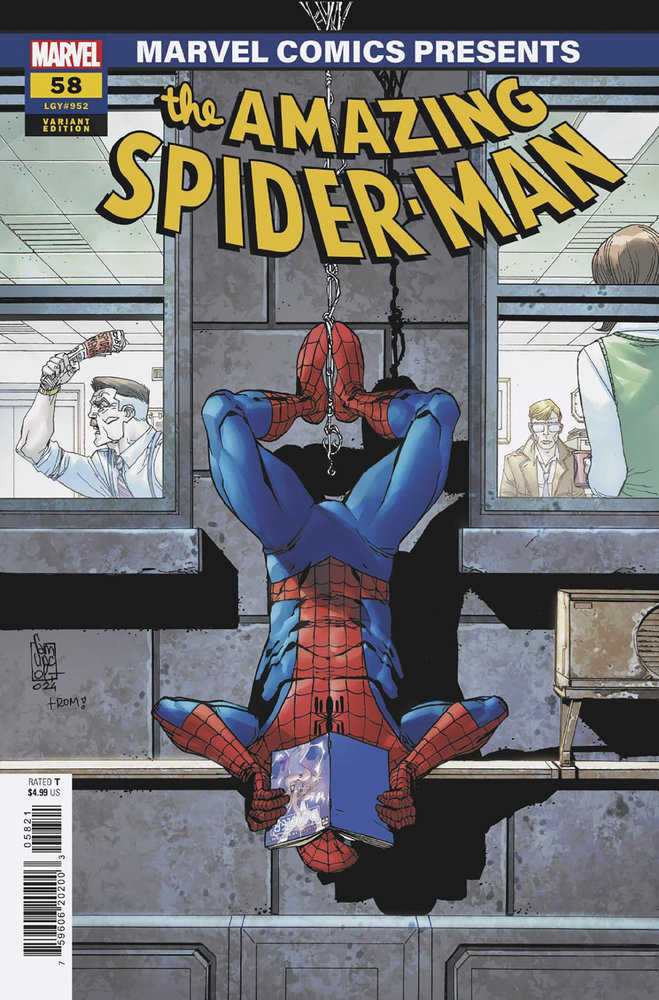 Stock Photo of Amazing Spider-Man #58 Giuseppe Camuncoli Marvel Comics Presents Variant Marvel Comics Comics sold by Stronghold Collectibles of Acadiana Lafayette, LA