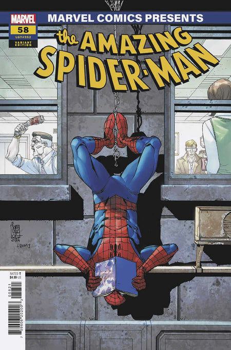 Stock Photo of Amazing Spider-Man #58 Giuseppe Camuncoli Marvel Comics Presents Variant Marvel Comics Comics sold by Stronghold Collectibles of Acadiana Lafayette, LA