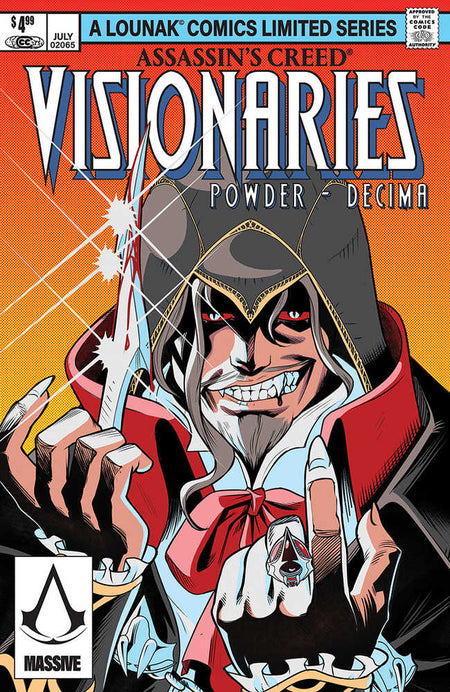 Stock Photo of Assassins Creed Visionaries Powder Decima #1 CVR D Homage (M Massive Publishing Comics sold by Stronghold Collectibles of Acadiana Lafayette, LA