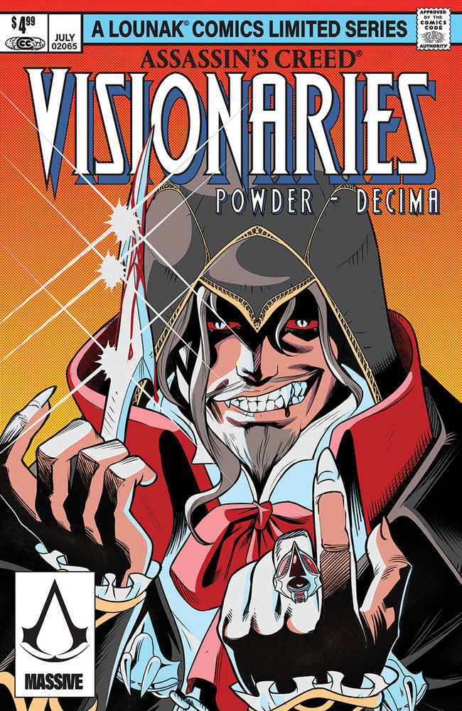 Stock Photo of Assassins Creed Visionaries Powder Decima #1 CVR D Homage (M Massive Publishing Comics sold by Stronghold Collectibles of Acadiana Lafayette, LA