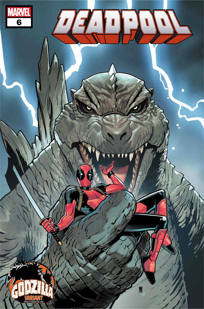 Stock Photo of Deadpool #6 Paco Medina Godzilla Variant Marvel Comics Comics sold by Stronghold Collectibles of Acadiana Lafayette, LA