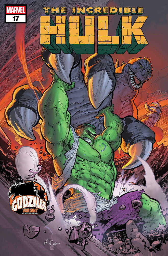 Stock Photo of Incredible Hulk #17 Andrei Bressan Godzilla Variant Marvel Comics Comics sold by Stronghold Collectibles of Acadiana Lafayette, LA