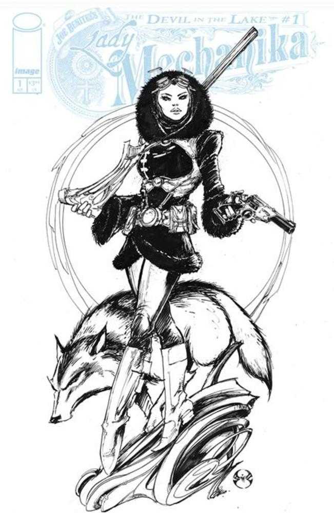 Stock Photo of Lady Mechanika The Devil In The Lake #1 (Of 4) CVR C 1:10 Joe Benitez Black & White Variant Image Comics Comics sold by Stronghold Collectibles of Acadiana Lafayette, LA