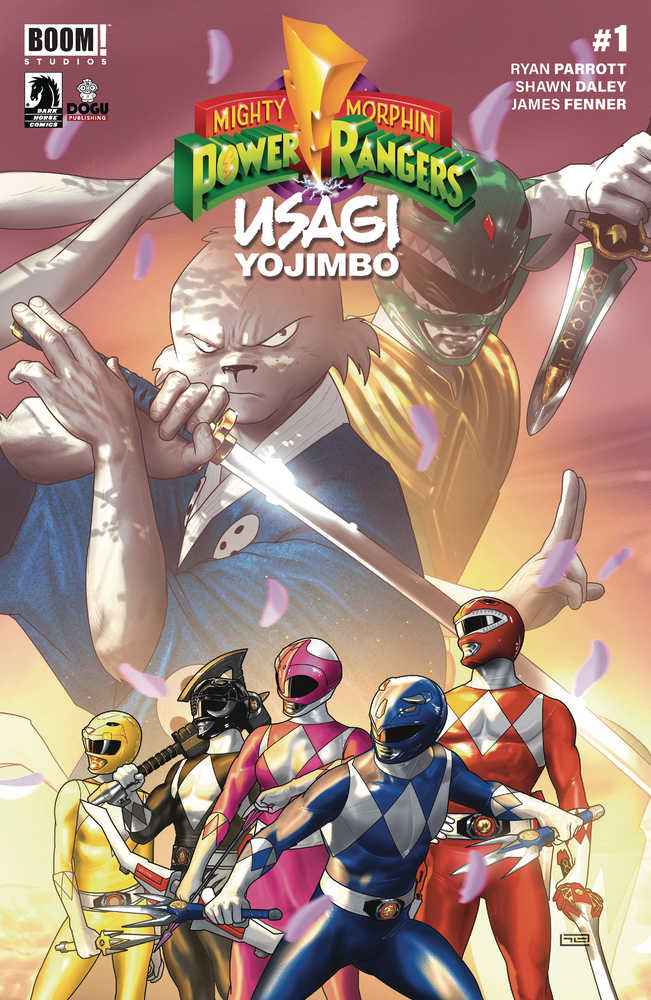 Stock Photo of Mighty Morphin Power Rangers Usagi Yojimbo #1 CVR A Clarke ( Boom! Studios Comics sold by Stronghold Collectibles of Acadiana Lafayette, LA