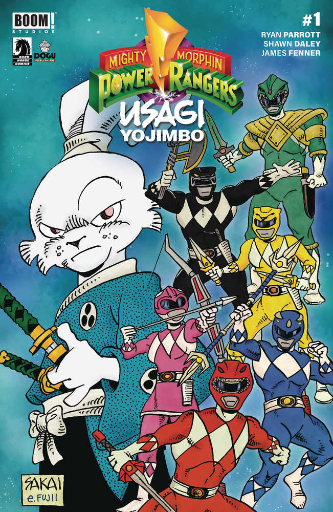 Stock Photo of Mighty Morphin Power Rangers Usagi Yojimbo #1 CVR B Sakai (C Boom! Studios Comics sold by Stronghold Collectibles of Acadiana Lafayette, LA