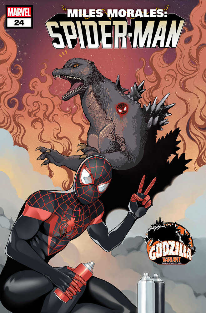Stock Photo of Miles Morales: Spider-Man #24 Romy Jones Godzilla Variant Marvel Comics Comics sold by Stronghold Collectibles of Acadiana Lafayette, LA